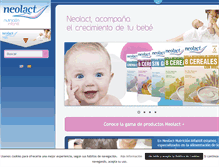 Tablet Screenshot of neolact.com